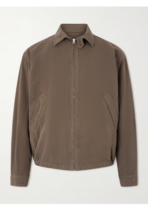 Kaptain Sunshine - Gaba Cotton and Linen-Blend Blouson Jacket - Men - Brown - 2