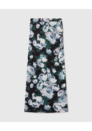 Stella McCartney - Floral Mesh Midi Skirt, , Size: M