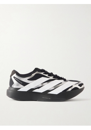 ADIDAS RUNNING - Adizero Evo SL Striped Metallic Sneakers - Men - Silver - 6