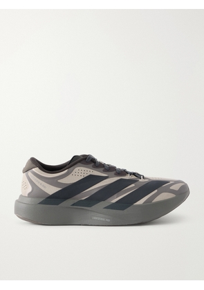 ADIDAS RUNNING - Adizero Evo SL Striped Mesh Running Sneakers - Men - Gray - 6