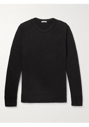 James Perse - Loopback Supima Cotton-Jersey Sweatshirt - Men - Black - 1