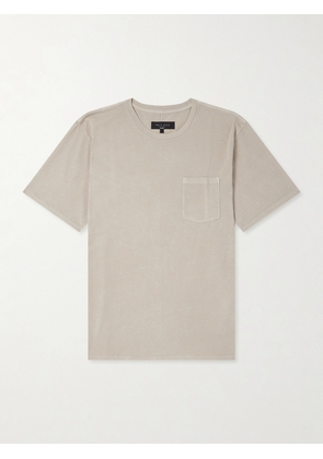 Rag & Bone - Garment-Dyed Cotton-Jersey T-shirt - Men - Neutrals - XS