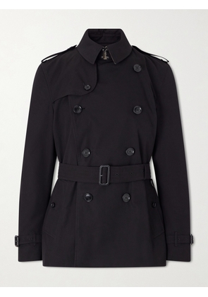 Burberry - Kensington Cotton-Gabardine Trench Coat - Men - Black - IT 46