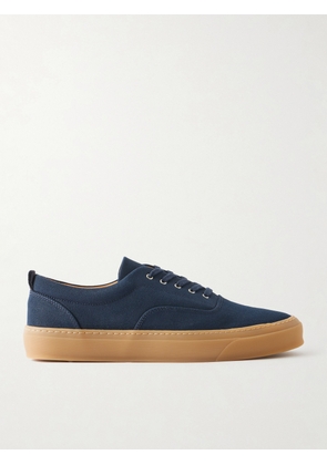 Mr P. - Classic Plimsoll Canvas Sneakers - Men - Blue - UK 7