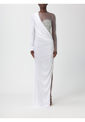 Dress ELISABETTA FRANCHI Woman color Ivory