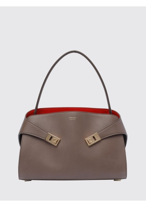 Shoulder Bag FERRAGAMO Woman color Brown