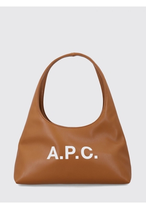 Shoulder Bag A. P.C. Woman color Beige