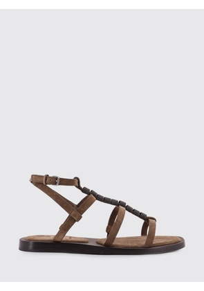 Heeled Sandal BRUNELLO CUCINELLI Woman color Mud