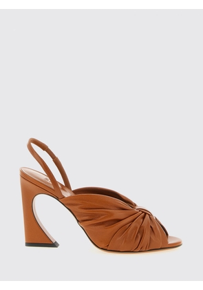 Heeled Sandal FENDI Woman color Brown