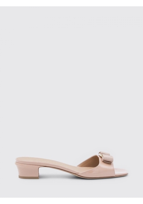 Heeled Sandal FERRAGAMO Woman color Nude