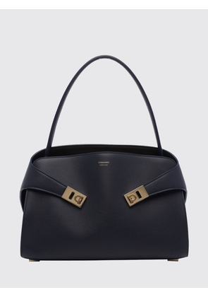 Shoulder Bag FERRAGAMO Woman color Blue
