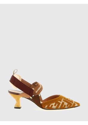 Pump FENDI Woman color Brown