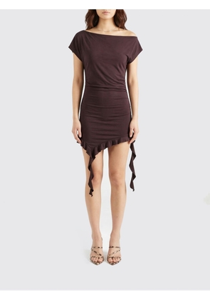 Dress PINKO Woman color Brown