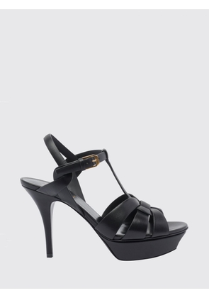 Heeled Sandal SAINT LAURENT Woman color Black