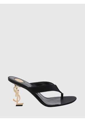 Heeled Sandal SAINT LAURENT Woman color Black
