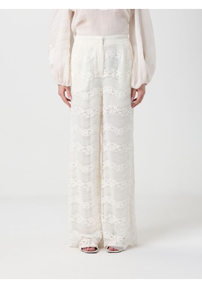 Pants TWINSET Woman color White
