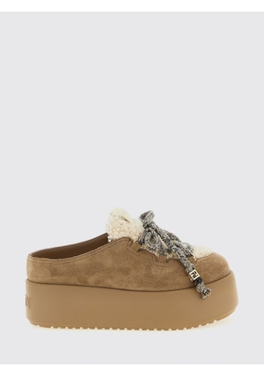 Wedge Shoes FENDI Woman color Beige