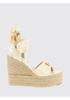 Espadrille VERSACE Woman color Yellow