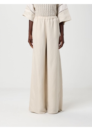 Pants MAX MARA Woman color Beige