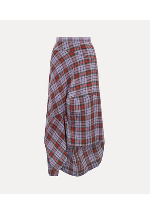 Vivienne Westwood Aeroplane Skirt Louth Tartan 40 Women
