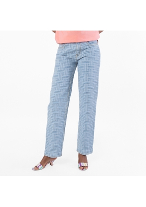 Kenzo Regular Waist Cotton Pants, Size 27