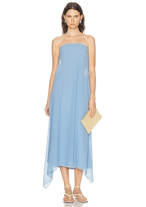 Solid & Striped The Indira Dress in Blue Lagoon - Baby Blue. Size L (also in M, S, XS).