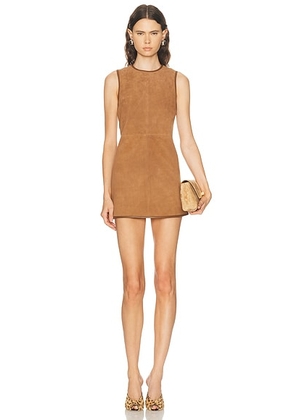 SEROYA Francesca Dress in Sahara - Cognac. Size M (also in ).