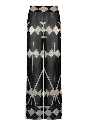 Johanna Ortiz Rapsodia Georgette Wide-Leg Pants - Moda Operandi