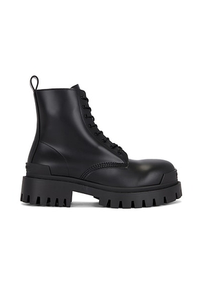 Balenciaga Strike Zip Bootie in Black - Black. Size 41 (also in 42, 43, 44, 45).