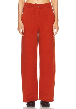 Guest In Residence Tailored Cashmere Pant in Chai - Burnt Orange. Size XL (also in ).