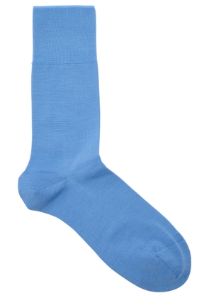 Falke Airport Wool-blend Socks - Light Blue - 8.5 9.5 (IT43-44)