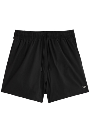 Emporio Armani Logo Shell Swim Shorts - Black - S