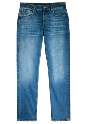 7 For All Mankind The Straight Straight-leg Jeans - Mid Blu - 28 (W28 / XS)