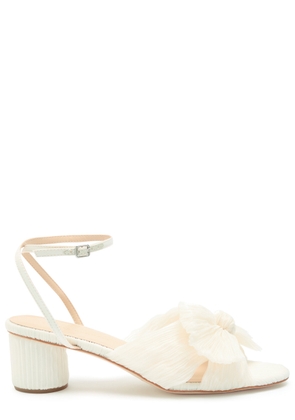 Loeffler Randall Dahlia Tulle Sandals - Ivory - 37 (US7/ UK4.5)