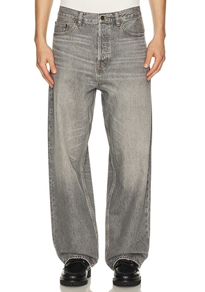 FRAME Baggy Jean in Ironclad - Grey. Size 30 (also in 31, 34, 36).