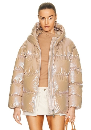 Moncler Frasne Jacket in Tan - Tan. Size 0/XS (also in ).