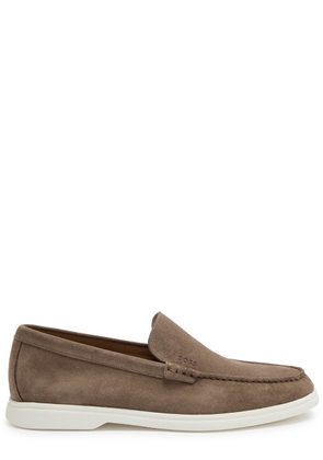Boss Sienne Suede Loafers - Beige - 7 (IT41 / UK7)