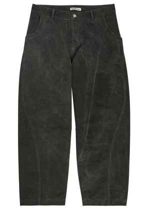 Ymc Twisted Barrel-leg Jeans - Dark Grey - 36 (W36 / XL)