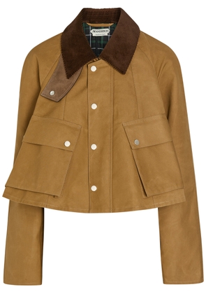 JW Anderson Barn Corduroy Collar Cotton Jacket - Brown - 8 (UK8 / S)