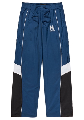 Nahmias Warm Up Panelled Shell Track Pants - Blue - XL