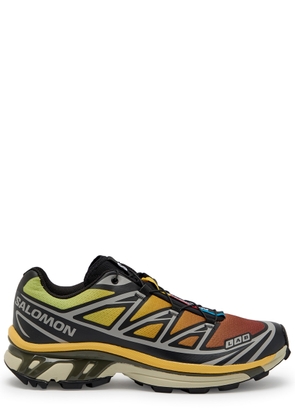 Salomon XT-6 Panelled Degradé Mesh Sneakers - Green - 9 (IT43 / UK9)