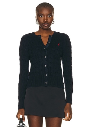 Polo Ralph Lauren Long Sleeve Cardigan in Hunter Navy - Navy. Size S (also in ).