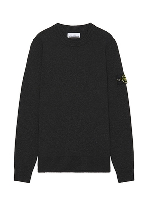 Stone Island Crewneck Sweater in Melange Charcoal - Blue. Size L (also in ).