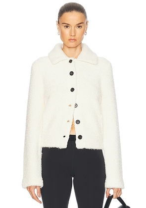 Proenza Schouler Sylvie Jacket in Ivory - Ivory. Size M (also in ).