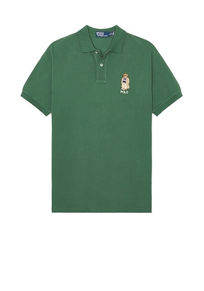 Polo Ralph Lauren Short Sleeve Novelty Bear Polo in Washed Forest - Green. Size L (also in ).
