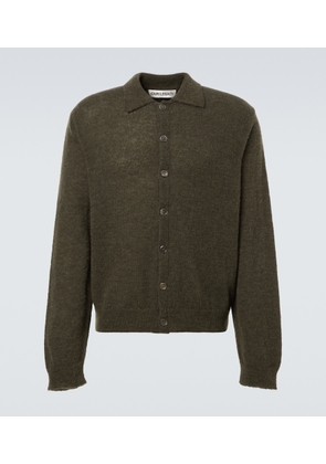 Our Legacy Evening alpaca wool-blend polo cardigan