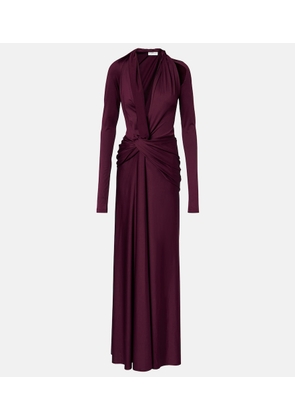 Victoria Beckham Gathered jersey gown