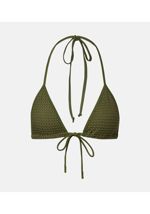 Montce Emma crochet bikini top