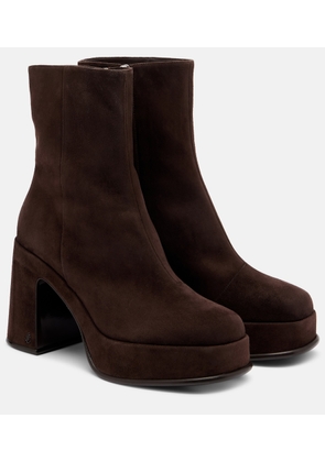 Jimmy Choo Hadi suede platform ankle boots