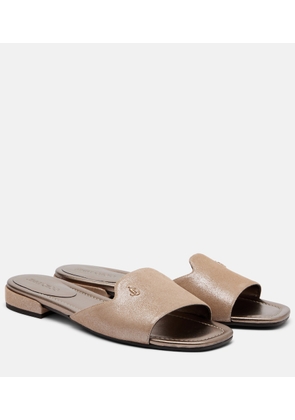 Jimmy Choo Dina leather slides